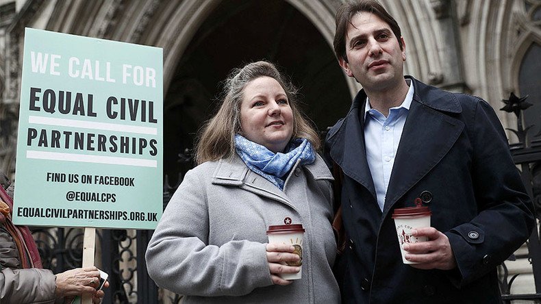 Heterosexual couple denied civil partnership in possible ‘breach of human rights’ 