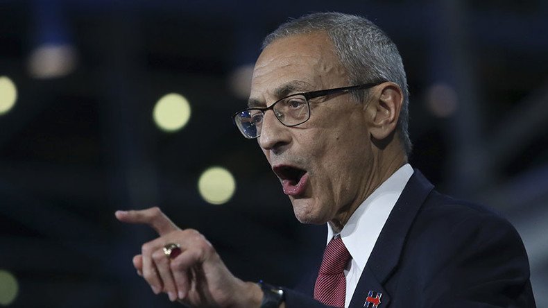 Clinton chair John Podesta claims FBI helped Trump beat Hillary (VIDEO)