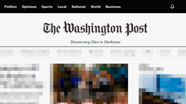‘Please buy our failing paper’: WaPo trolled over dramatic new masthead slogan
