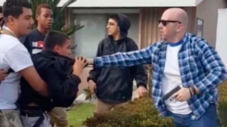 Video of cop firing gun in dispute with teens sparks LA protests & 24 arrests (VIDEO)