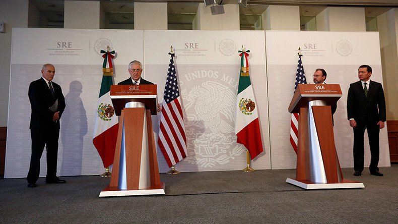 Tillerson & Kelly face ‘tough trip’ to meet with Mexican counterparts