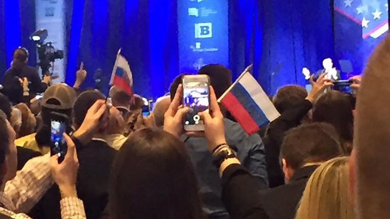 False flags: 'Russian Trump pennants' prank at CPAC causes social media meltdown