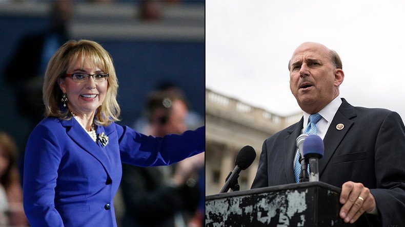 ‘Face your constituents’: Gabby Giffords berates lawmaker for shooting threat excuse