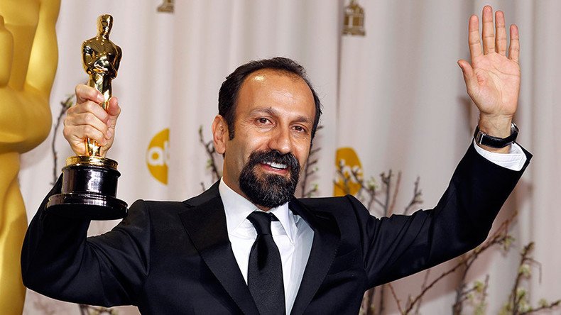 Second Oscar for Iranian filmmaker who boycotted ceremony over Trump’s travel ban