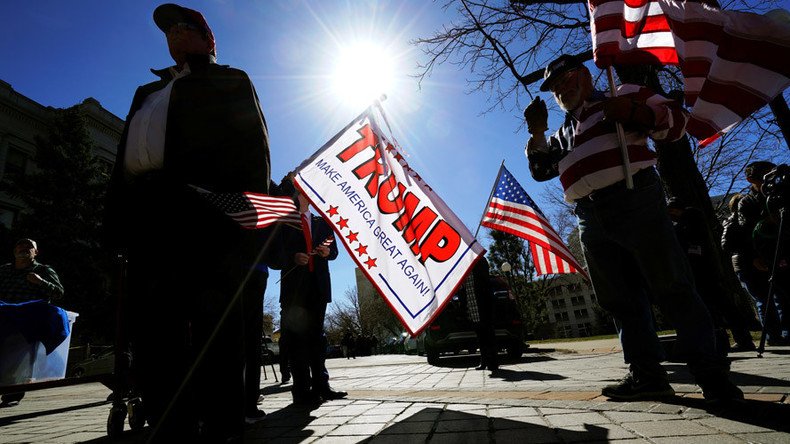 Hundreds gather for pro-Trump rallies nationwide