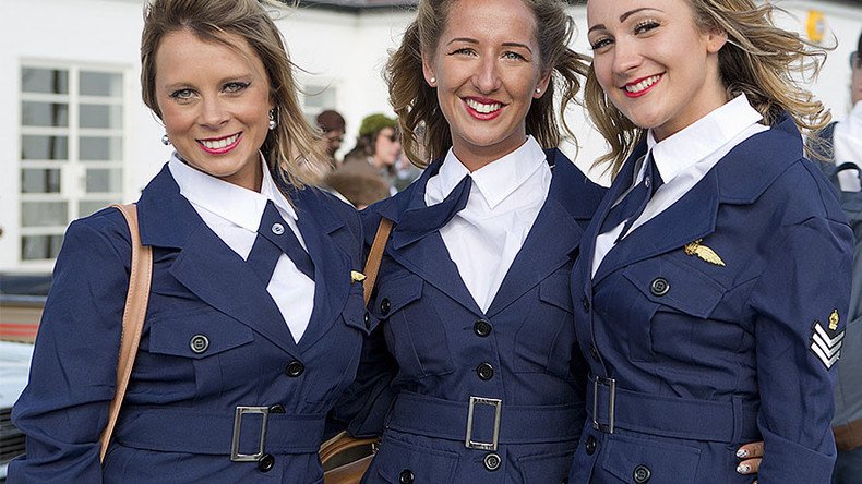 Royal Air Force women banned from wearing skirts on parade to attract transgender recruits