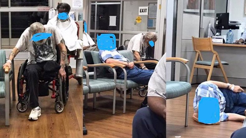 Elderly veterans in pain 'disregarded': Facebook photos spark outrage