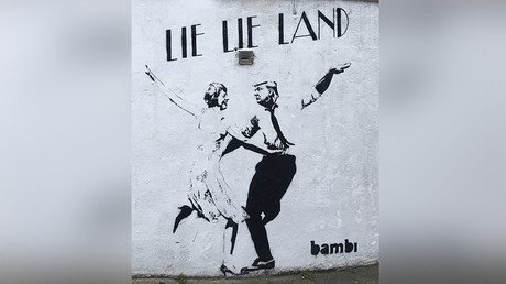 ‘Lie-Lie Land’: Trump, Theresa trolled in viral UK street art (PHOTO)
