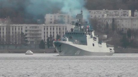 Russian frigate heads to Mediterranean, reportedly bound for Syria