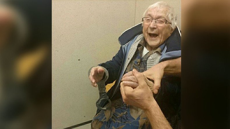 Off the bucket list: 99yo Dutch granny excited to be put behind bars