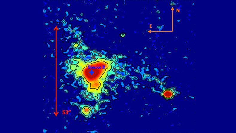 Weird bright blog of gas spotted in deep space baffles astronomers