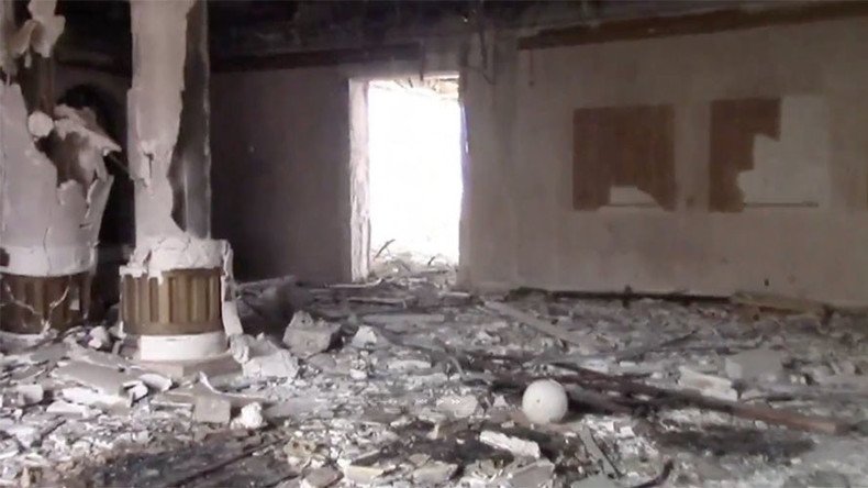 Footage of Qatari royal mansion allegedly used by ISIS’ top brass in Palmyra (VIDEO)