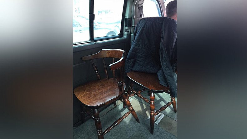 Uber ride with wooden chairs infuriates Kazakh client (PHOTOS)