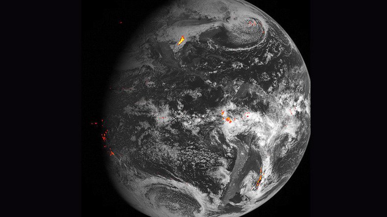 The eye on the storm: NASA’s ‘lightning tracker’ satellite captures electrifying footage (VIDEO) 