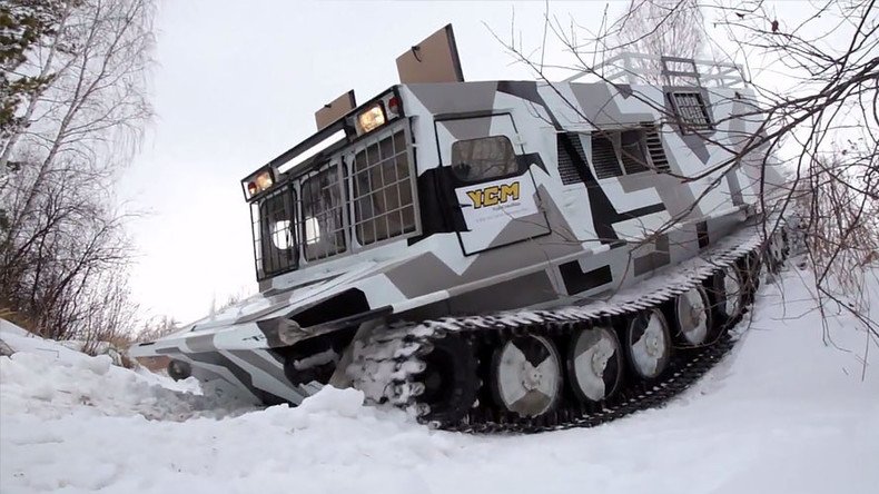 Siberian monster truck: New all-terrain vehicle tested near Chelyabinsk (VIDEO)