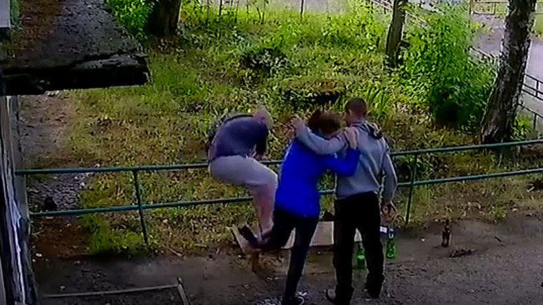 Those Russians! Drunk man breaks young woman’s leg… after she asks him to (GRAPHIC VIDEO)
