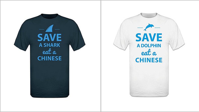 T-shirts with ‘Eat a Chinese’ slogans spark angry backlash from China, online users