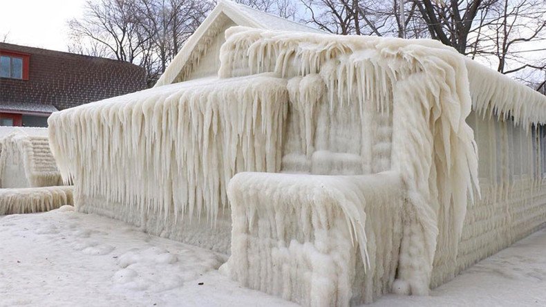 Ice, ice baby:  NY house encased in ice following storm (PHOTOS, VIDEO)