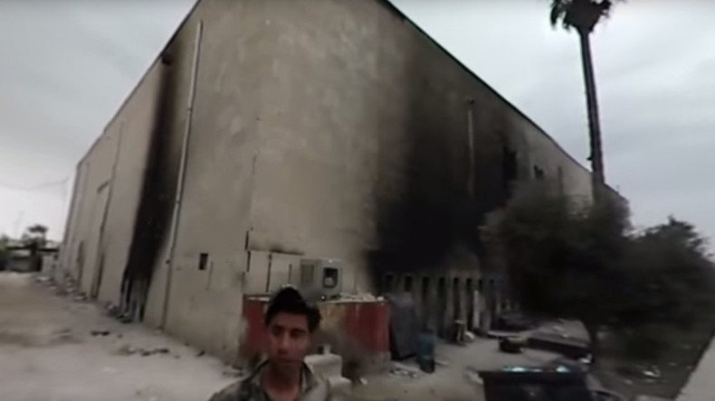 360° Mosul: Ruptly films destroyed museum while mortar rounds fall outside (EXCLUSIVE VIDEO)