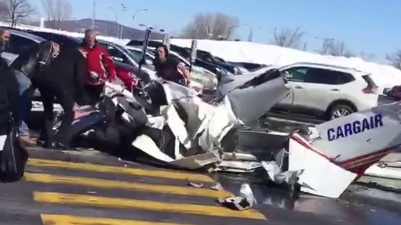 Mid-air collision over Montreal mall leaves 1 dead (PHOTOS, VIDEOS)