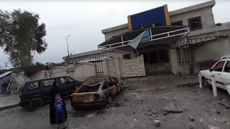 Mosul siege: Exclusive 360° footage from devastated hospital abandoned by ISIS