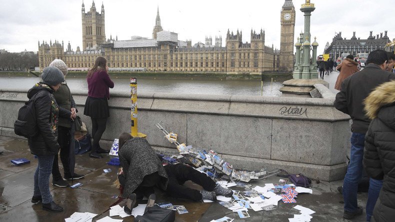 Scenes of immediate aftermath of ‘terrorist incident’ near UK Parliament (VIDEO)