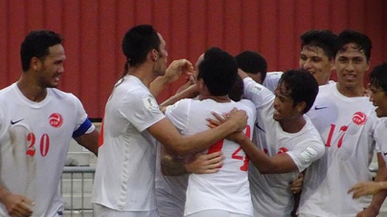 Football minnows kick off this year’s World Cup qualifiers as Tahiti beat Papua New Guinea 3-1 