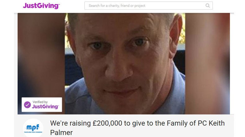 Crowdfunding for police officer murdered in London attack exceeds early target 