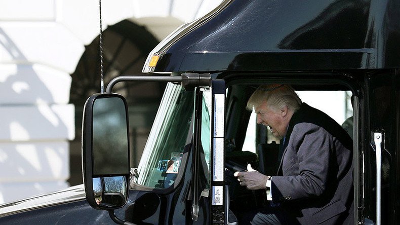 What the truck? US president looks like something from Mad Max in #TrumpTruck meme (PHOTOS)