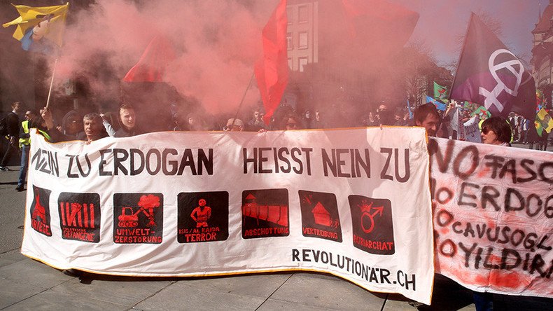 Turkey summons Swiss ambassador over anti-Erdogan rally in Bern