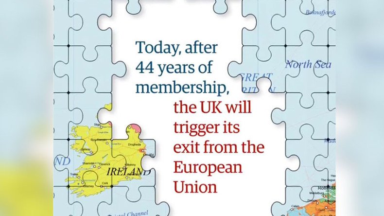 Brex-saw puzzled: Irish baffled by UK annexation in Guardian’s new EU map