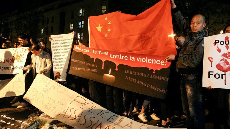 ‘French police arrived, broke door & pulled trigger’ – nephew of killed Chinese man to RT