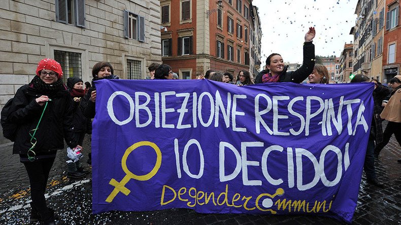 ‘Menstrual leave’ & abortions: Women’s rights debate rages in Italy
