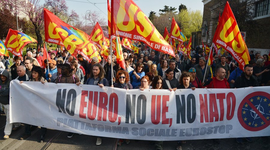 Pro- and anti-EU protests sweep through Rome as Brexit overshadows bloc's 60th anniversary (VIDEOS) — RT World News