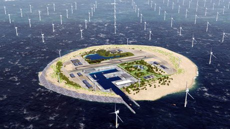 Three European countries want to create artificial power island in North Sea