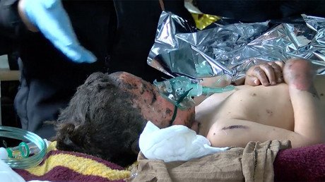 ‘Airstrike hit as ISIS were shooting nearby’: 5yo sole survivor treated at Mosul hospital (GRAPHIC)