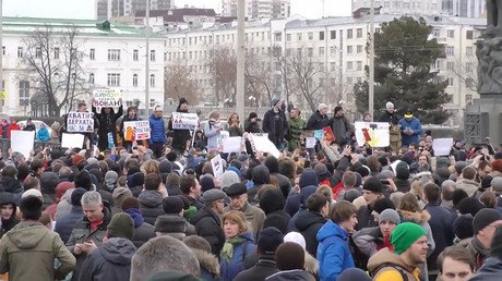 Thousands take to streets in opposition rallies across Russia (VIDEOS, PHOTOS) 