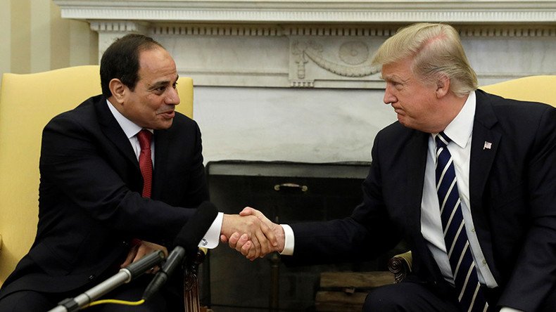 Trump & el-Sisi praise each other, promise ‘strong support’ for battling terrorism