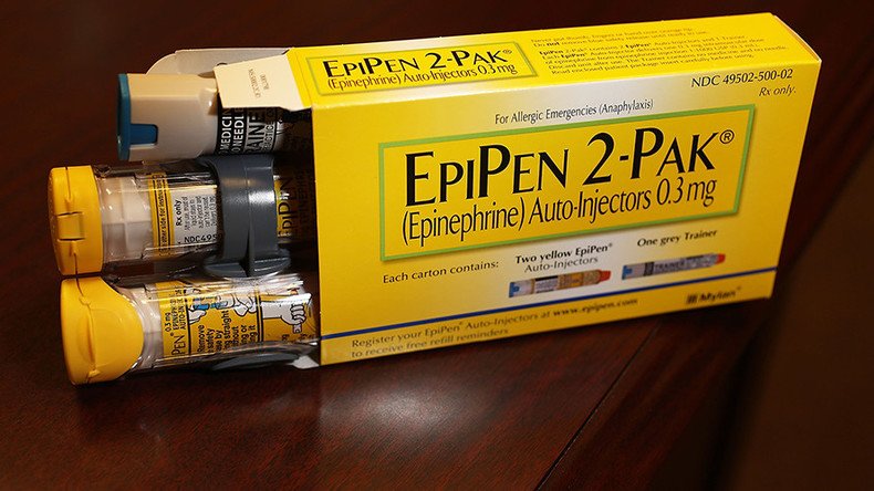 Maker of EpiPen hit with fraud & racketeering lawsuit over price-gouging