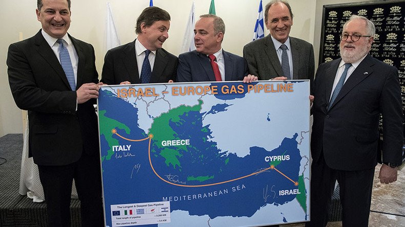 EU, Israel agree to develop Eastern Mediterranean gas pipeline