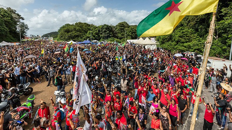 French Guiana protesters block space launchpad amid multibillion-euro aid row with Paris
