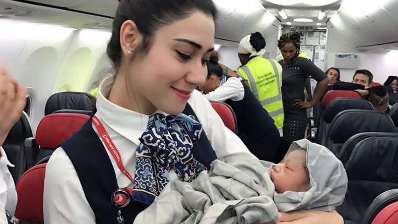 Baby on board: Turkish airlines successfully deliver newborn mid-flight