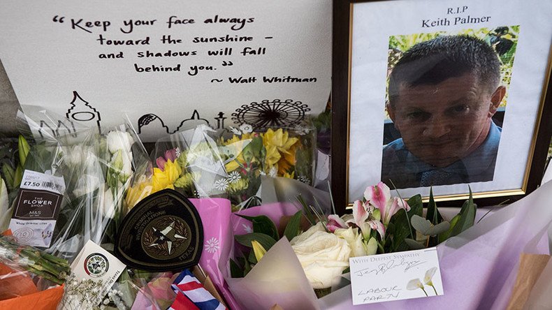 ‘Top cop’: Thousands attend funeral of police officer killed in Westminster attack