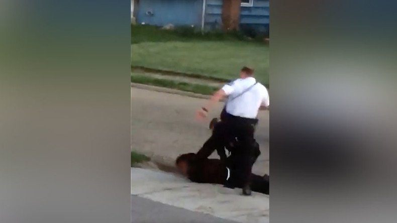 Ohio officer curb-stomps handcuffed arrestee weeks after avoiding indictment