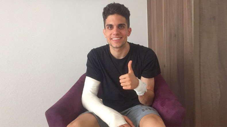 ‘Doing much better’: Smiling Dortmund bomb attack victim Marc Bartra posts update