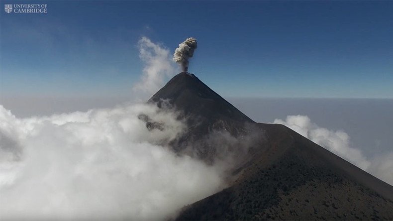 Drones deployed to recon volcanos at risk of major eruption (VIDEO)