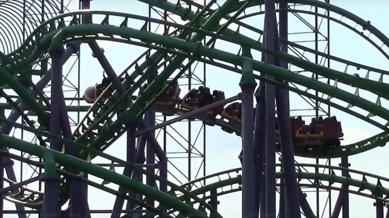 'Holy roller, Batman!’: 24 people stranded on Joker roller coaster