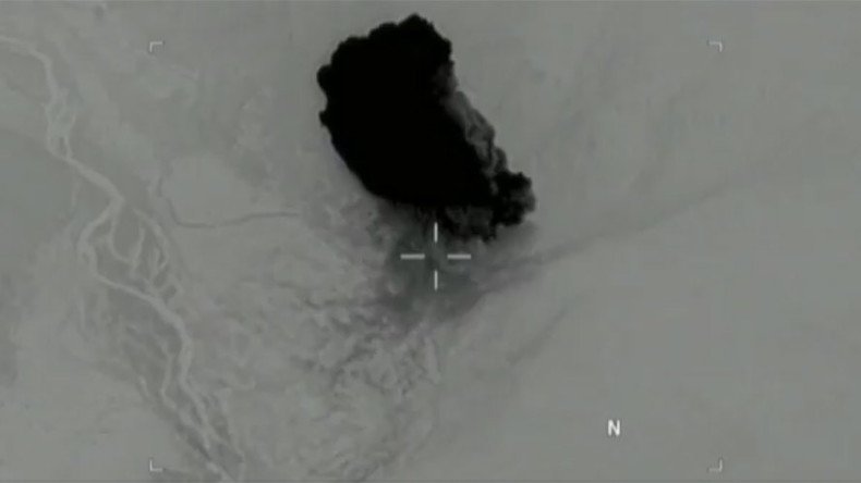 1st video released of US mega-bomb strike against ISIS