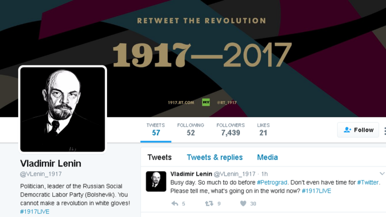 #1917LIVE: 5 times Vladimir Lenin broke character while tweeting on trending hashtags 