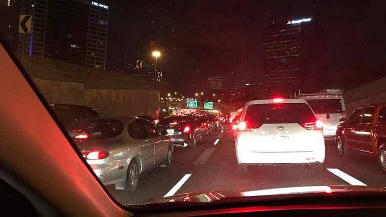 Toxic traffic: Chemical spill brings Atlanta highway to a standstill for over 5 hours (PHOTOS)